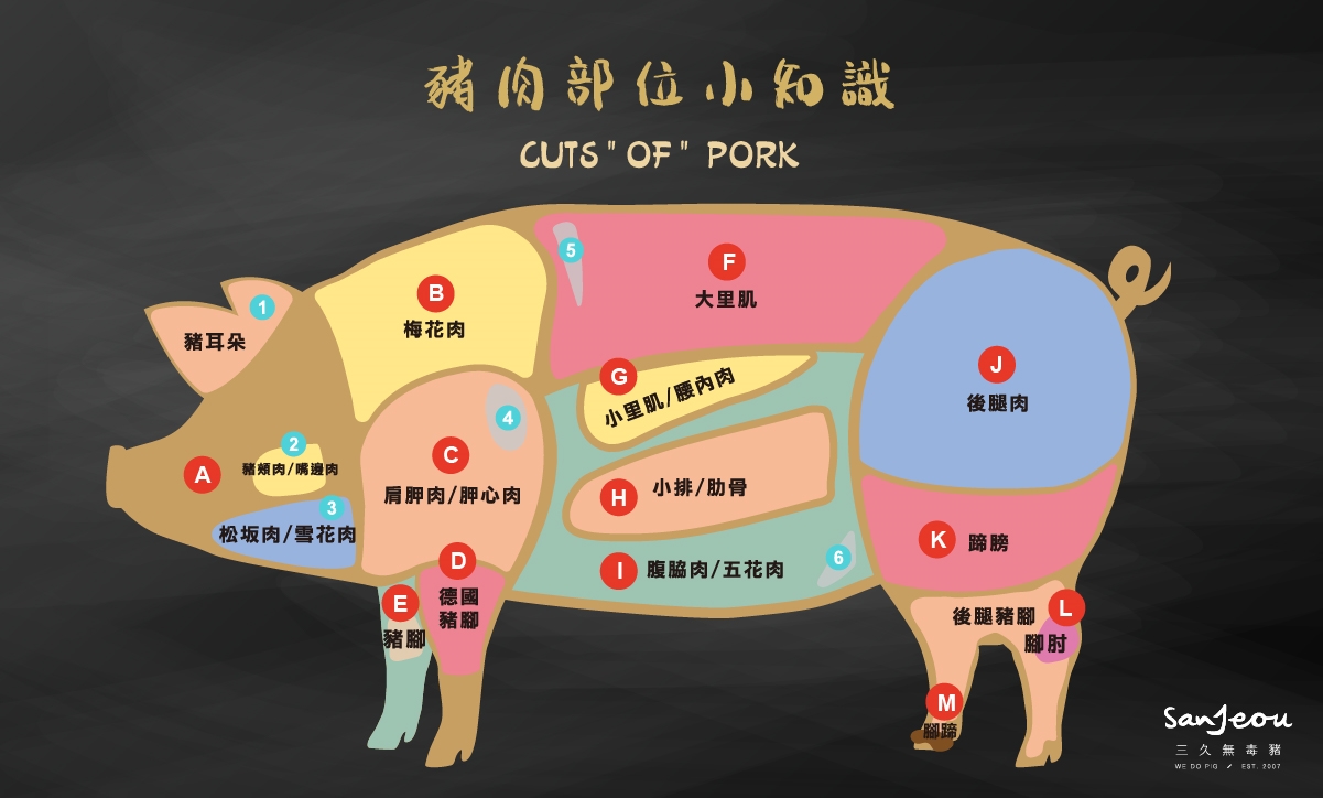 豬肉部位篇